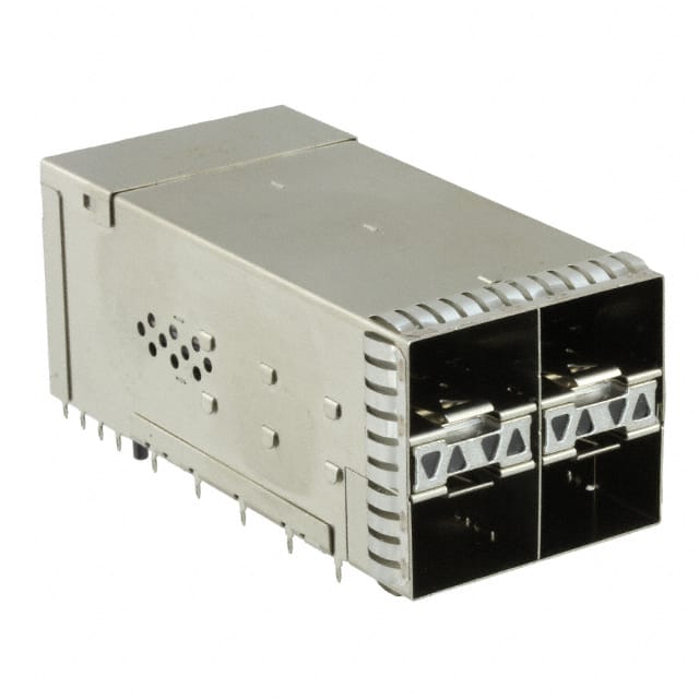 2198325-6 CONN ZSFP+ RCP W/CAGE 2X2 80P RA