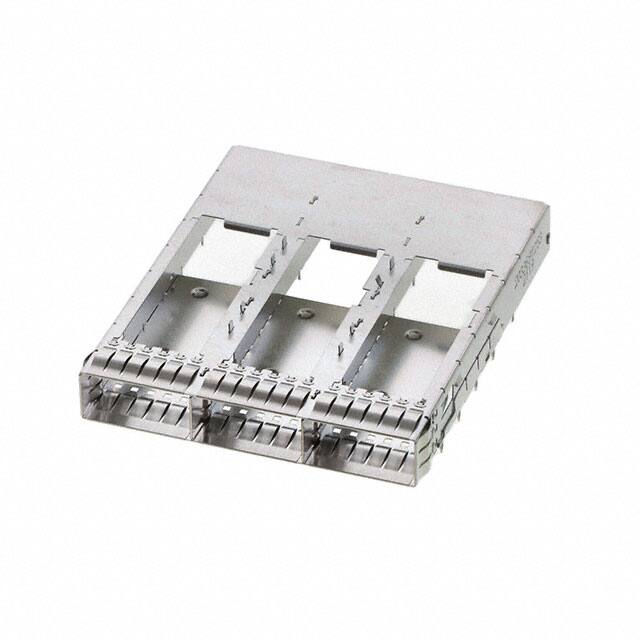 2033691253 QSFP-DD CAGE ASSEMBLY, 1X3, OPEN