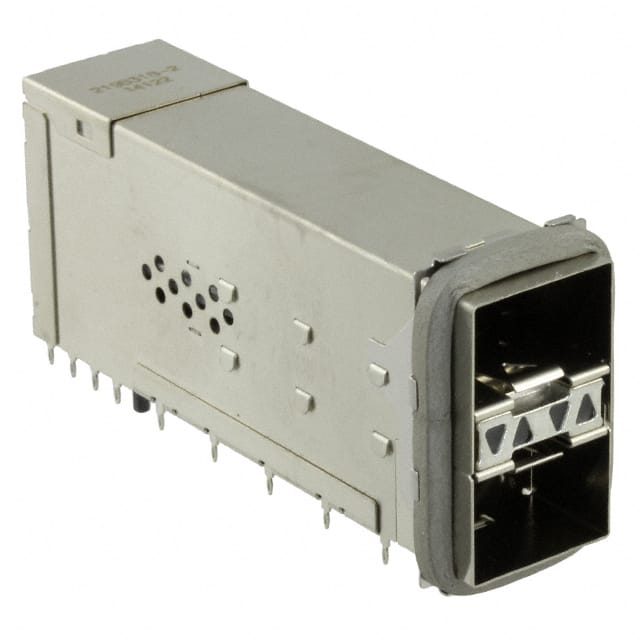 2198318-2 CONN ZSFP+ RCP W/CAGE 2X1 40P RA