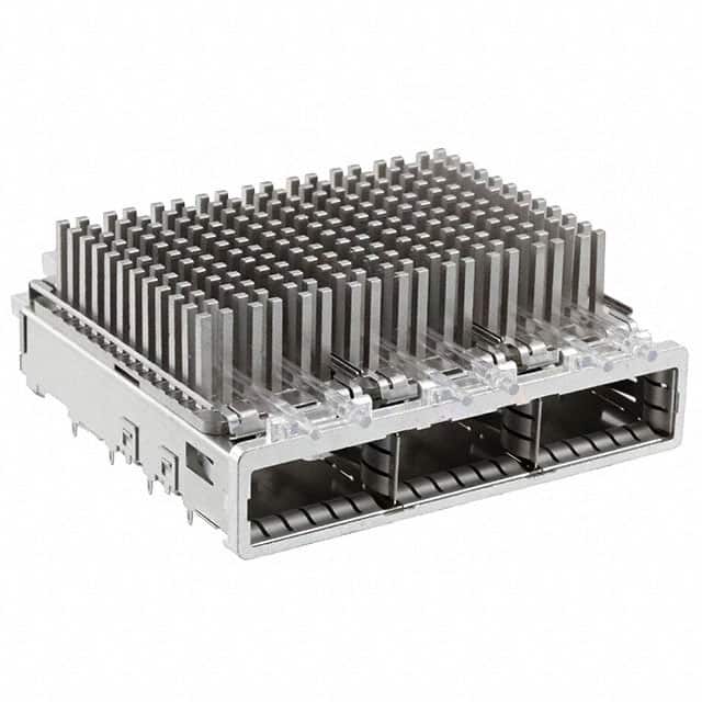 2057042-3 CONN QSFP+ CAGE 1X3 W/HSINK R/A