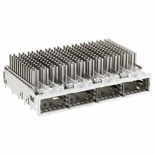 2007626-2 CONN QSFP+ CAGE 1X4 W/HSINK R/A