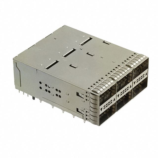 2227671-3 CONN ZQSFP+ RCP CAGE 2X3 228P RA