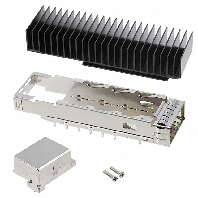 U98-C121-10C1 CONN CFP4 CAGE W/HSINK PRESS RA