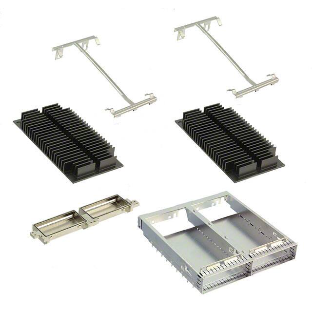U98-B221-1001 CONN CFP2 CAGE 1X2 W/HSINK R/A