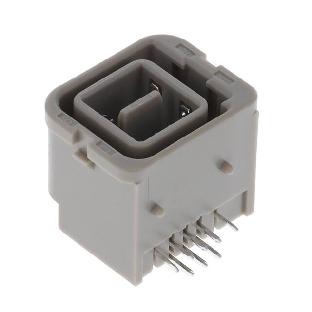 GT17VB-6DP-DS(56) CONN AUTO LAN PLUG 6POS SLD R/A