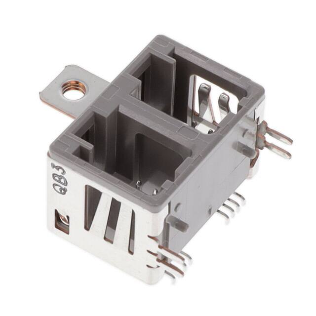 GT17HN-4/4DP-2H(BC)(55) CONN AUTO LAN PLUG 1X2 8P SLD RA
