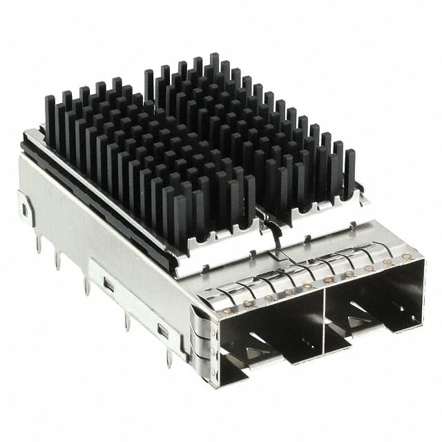 10127105-101LF CONN SFP+ CAGE 1X2 W/HSINK R/A