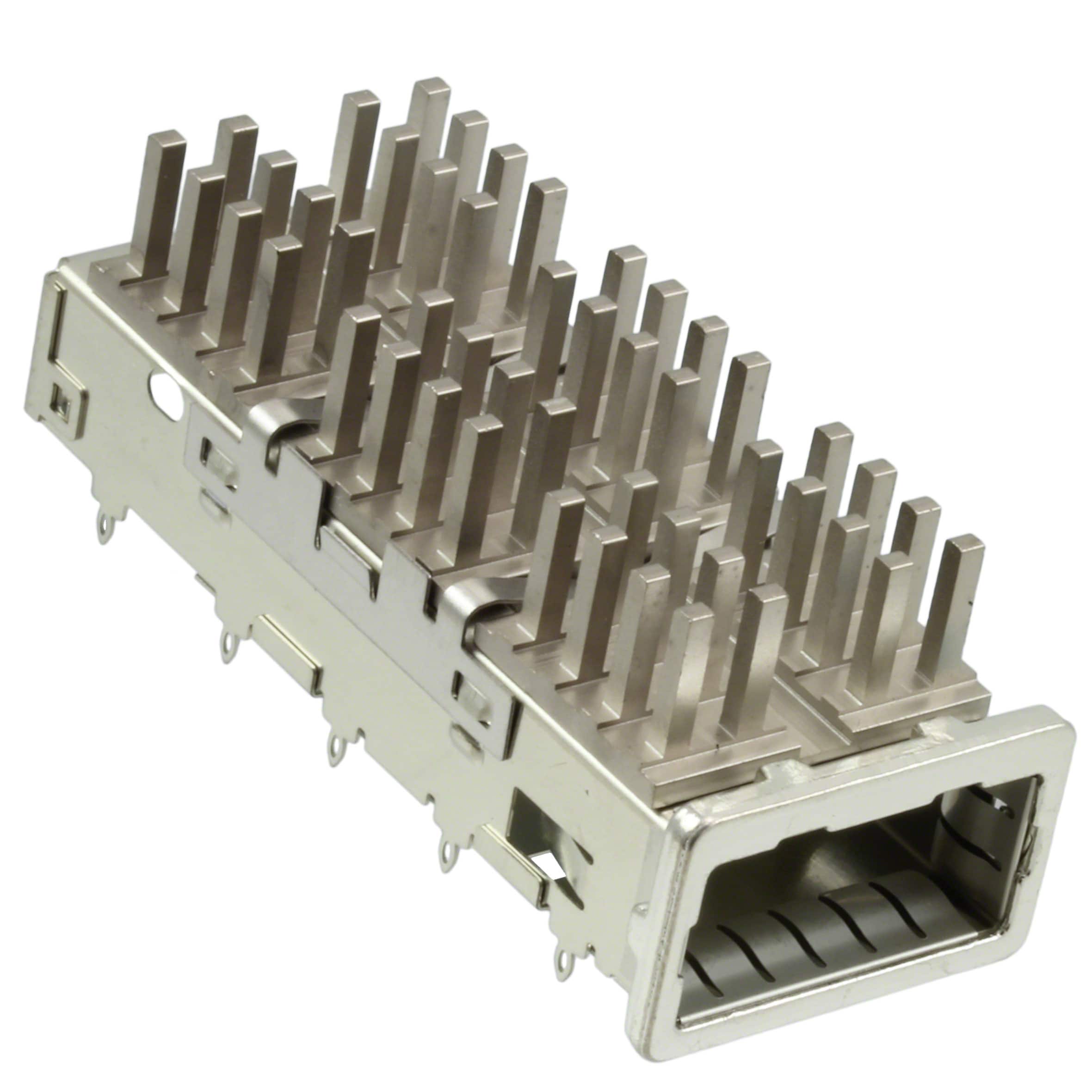2057855-1 CONN QSFP+ CAGE W/HSINK PRESS RA