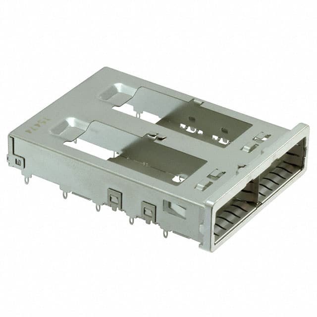 2227104-1 CONN QSFP28 CAGE 1X2 PRESSFIT RA