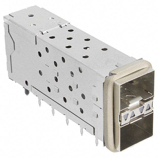 0760905002 CONN SFP+ RCPT W/CAGE 2X1 40P RA