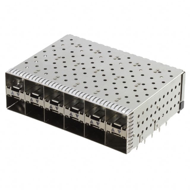 2007562-6 CONN SFP+ RCP W/CAGE 2X6 240P RA