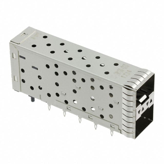SS-79100-010 CONN SFP+ RCPT W/CAGE 2X1 40P RA