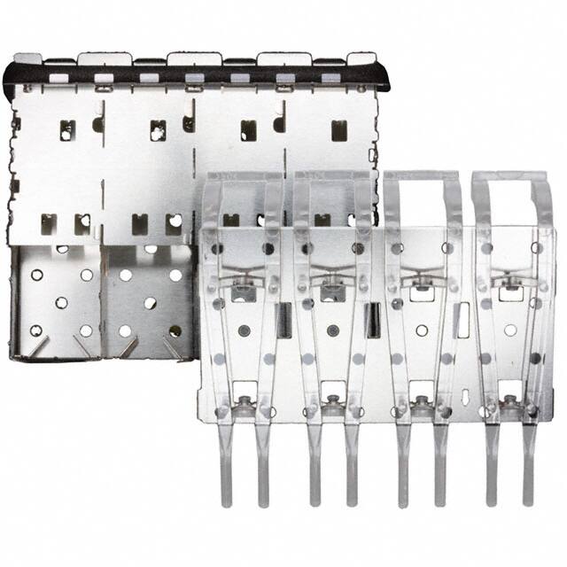 2007093-1 CONN SFP+ CAGE 1X4 PRESS-FIT R/A