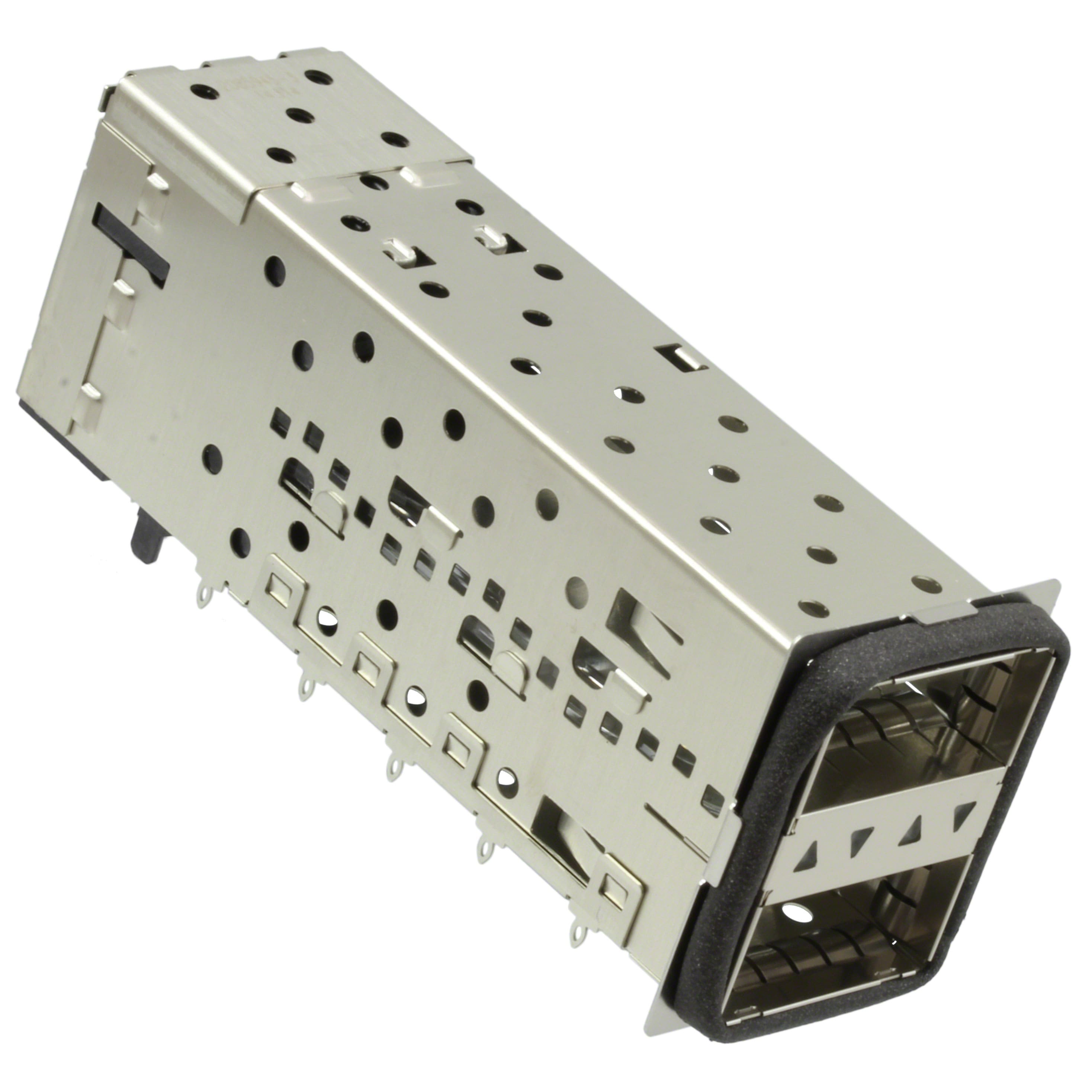 2085945-3 CONN QSFP+ RCP W/CAGE 1X2 76P RA