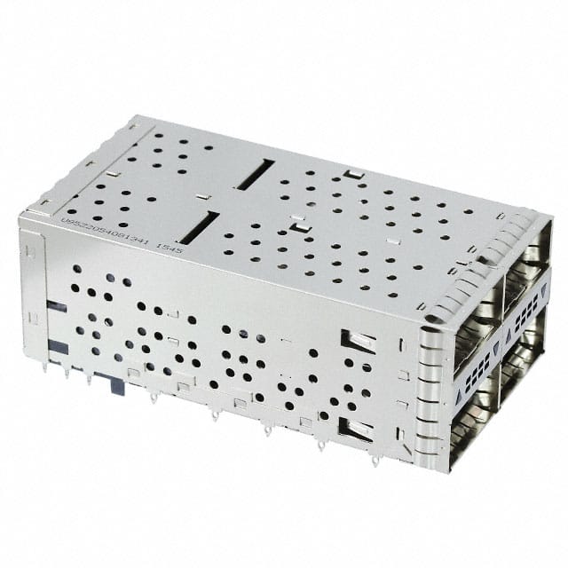 U95-Z205-4081-341 CONN QSFP+ RCPT CAGE 2X2 152P RA