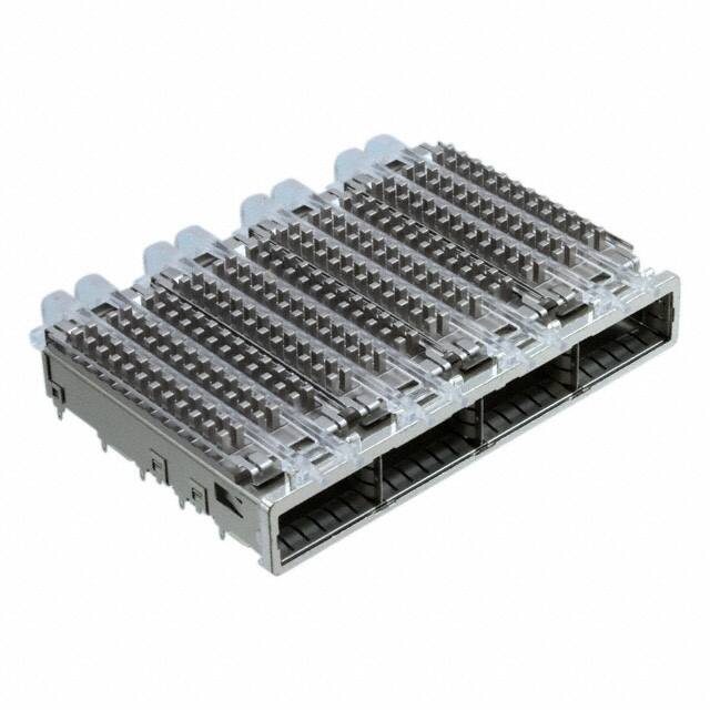 2057183-2 CONN QSFP+ CAGE 1X4 W/HSINK R/A