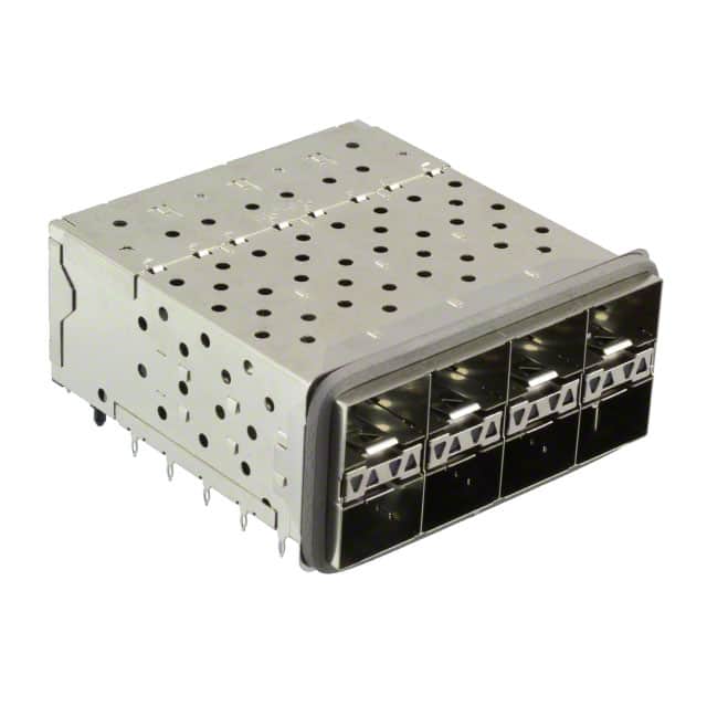 0760925001 CONN SFP+ RCP W/CAGE 2X4 160P RA