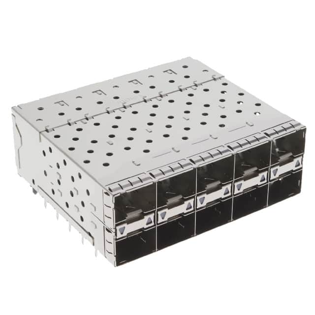0760475003 CONN SFP+ RCP W/CAGE 2X5 200P RA