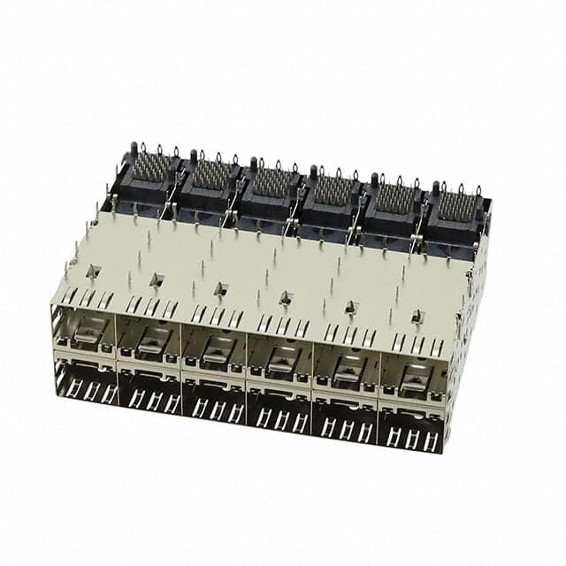 1761327-2 CONN SFP RCPT W/CAGE 2X6 240P RA