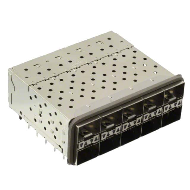 0760935001 CONN SFP+ RCP W/CAGE 2X5 200P RA