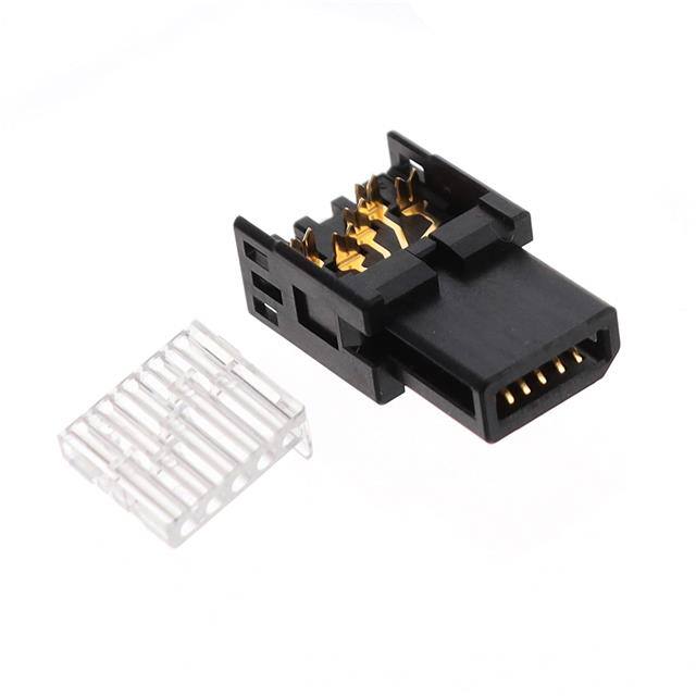 IX30G-B-10S-CVL1(7.0)(01) PLUG IDC TYPE B FMALE 10POS DWN