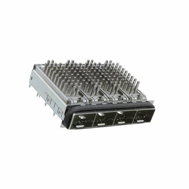 2198241-3 CONN SFP+ CAGE 1X4 W/HSINK R/A