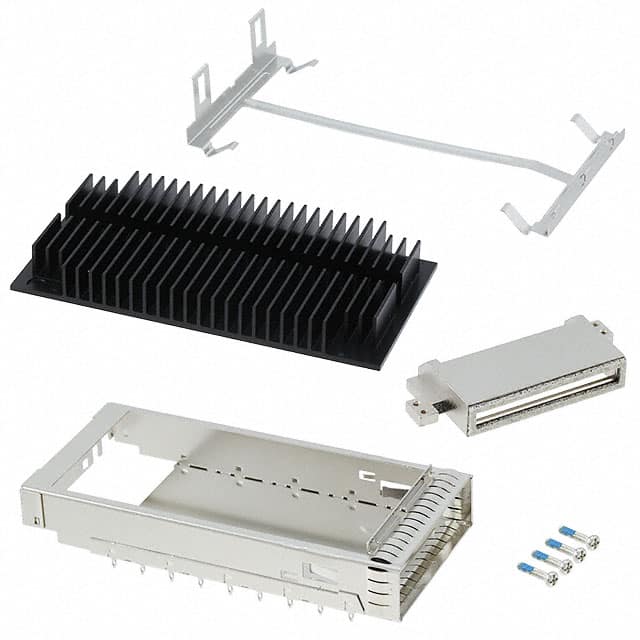 U98-B121-1001 CONN CFP2 CAGE W/HSINK PRESS RA