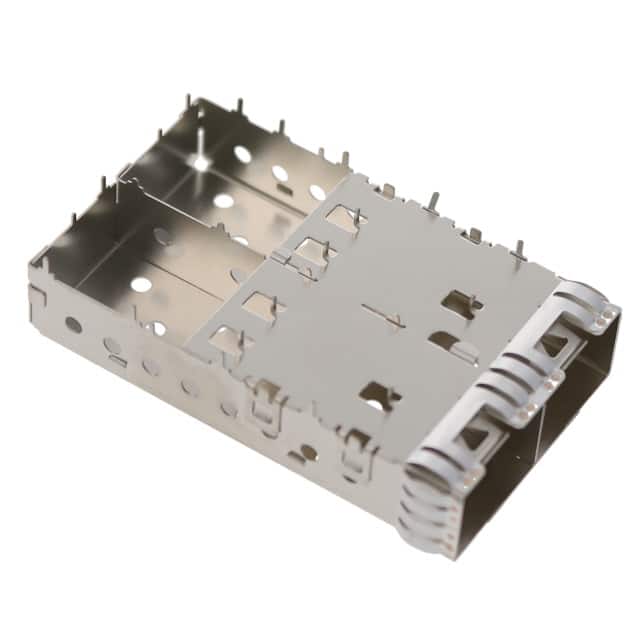 2143451-1 CONN SFP+ CAGE 1X2 SLD R/A