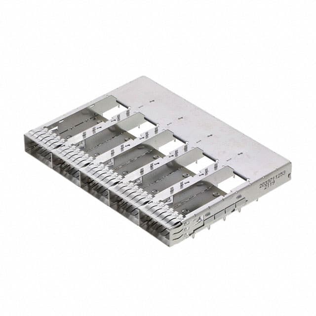 2033711253 QSFP-DD CAGE ASSEMBLY, 1X5, OPEN