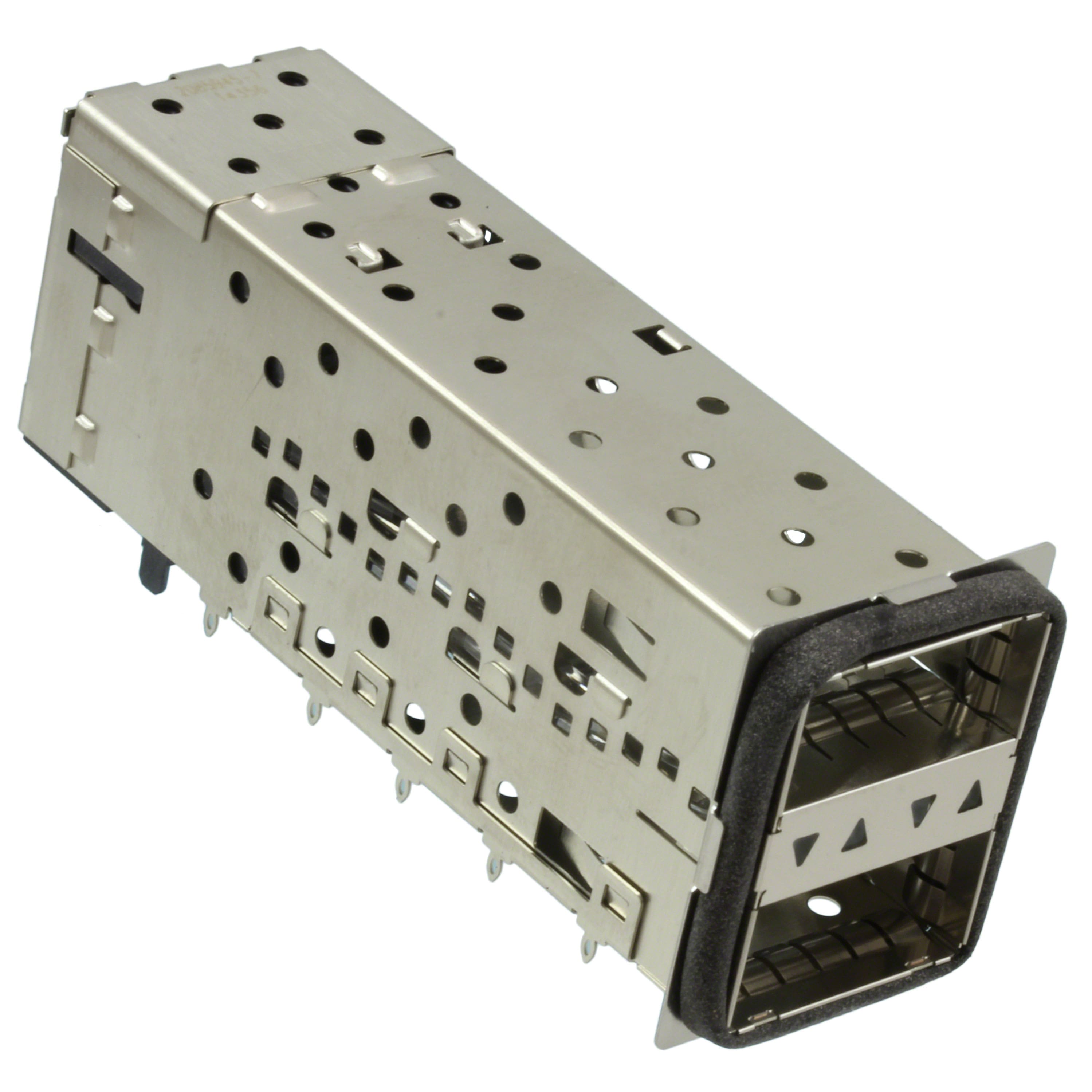2085945-7 CONN QSFP+ RCP W/CAGE 1X2 76P RA