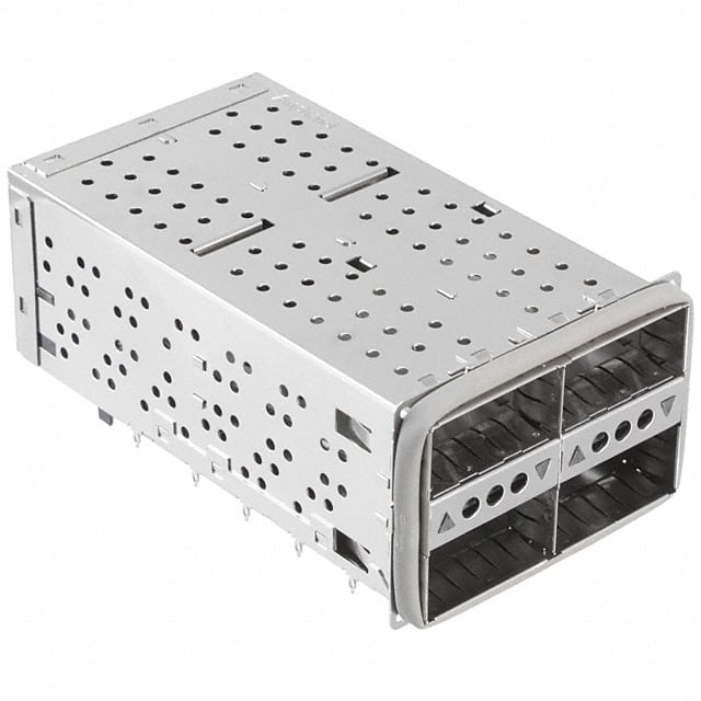 U90-B205-4081-100 CONN QSFP+ RCPT CAGE 2X2 152P RA