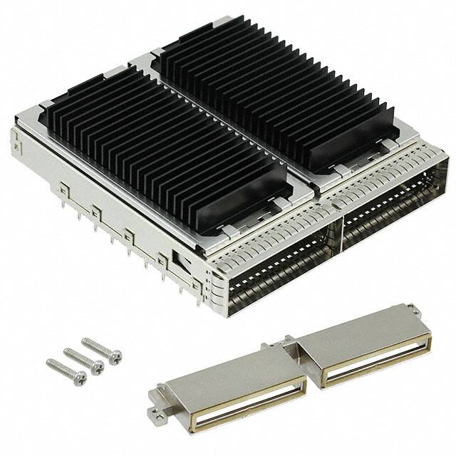 2287075-1 CONN CFP2 CAGE 1X2 W/HSINK R/A
