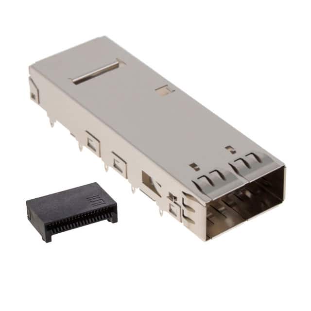 QSFPK-PF-01 CONN QSFP RCPT W/CAGE 38POS R/A