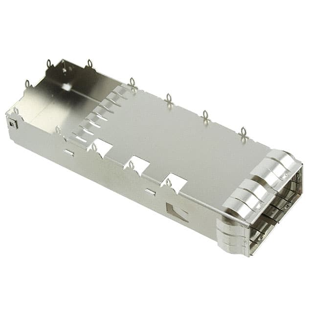 10099114-001LF CONN QSFP+ CAGE PRESS-FIT R/A