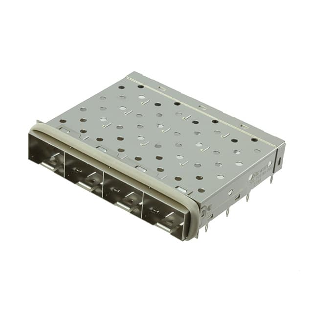 SS-79100-008 CONN SFP+ CAGE 1X4 PRESS-FIT R/A