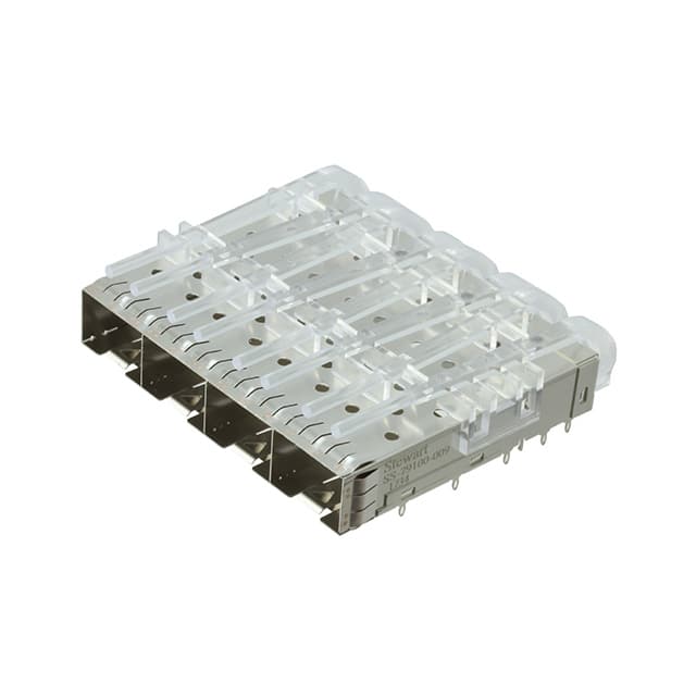 SS-79100-009 CONN SFP+ CAGE 1X4 PRESS-FIT R/A