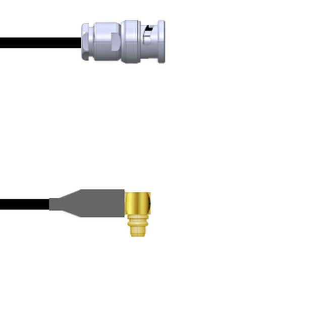 Q-0J01N0003018i CBL ASSY BNC-MMCX PLUG RG174 18"