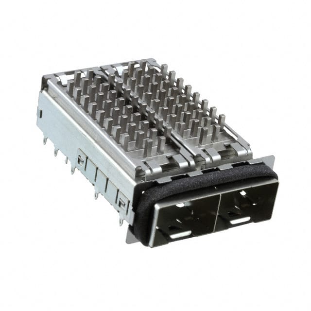 2198224-2 CONN SFP+ CAGE 1X2 W/HSINK R/A