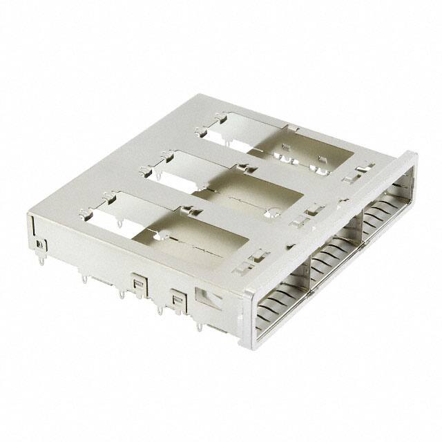 2007474-1 CONN QSFP+ CAGE 1X3 PRESSFIT R/A