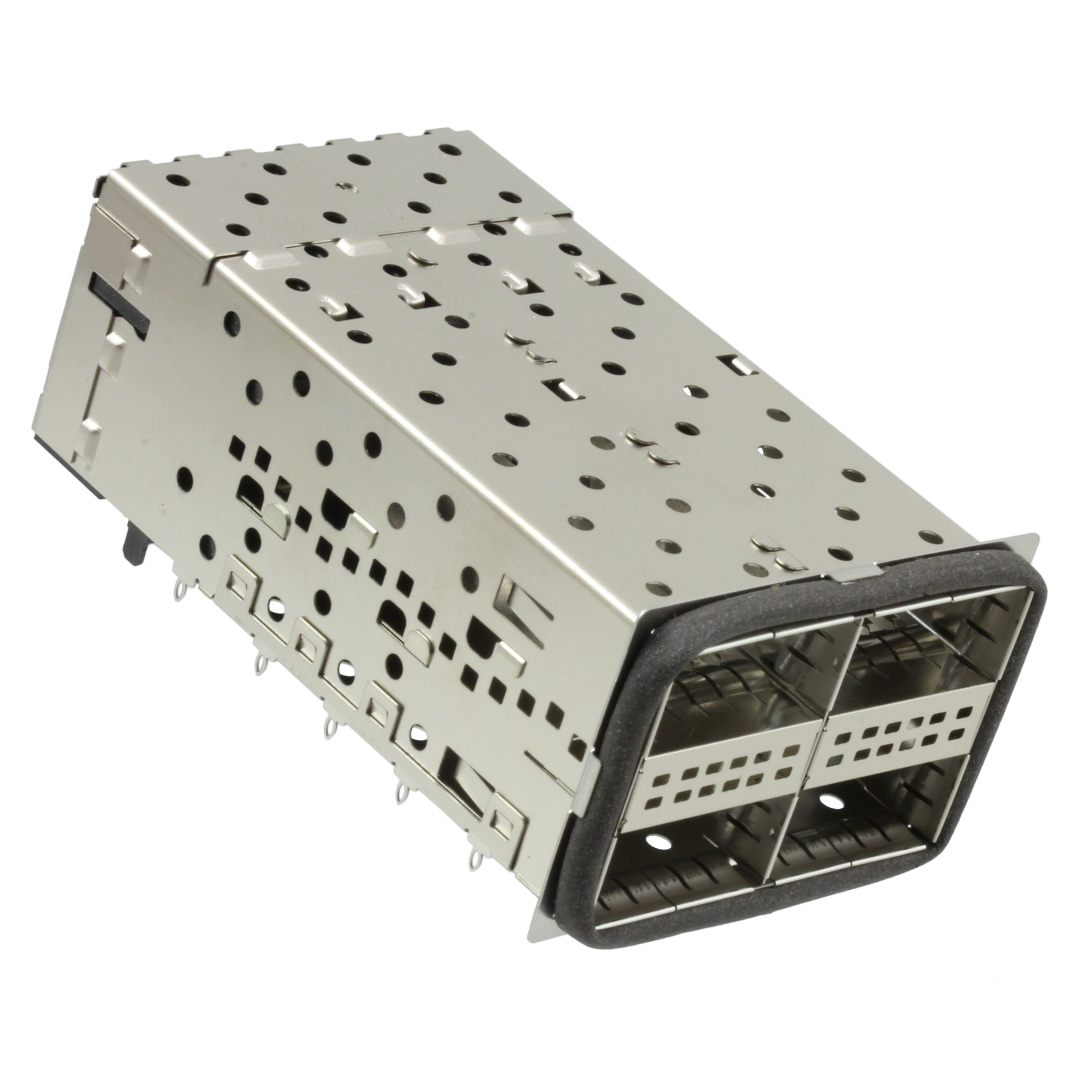2214574-4 CONN QSFP+ RCPT CAGE 1X4 152P RA