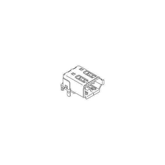 53462-0001 2.0 I/O FLAT SMT WAFER ASSY EMBS