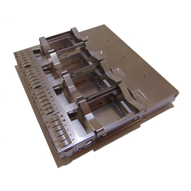CN174C-4001-02 QSFP-DD 1X4 HOST CAGE WITH SIDE