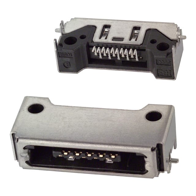 3560-10S CONN MULTI-PURP RCPT 10P R/A SMD