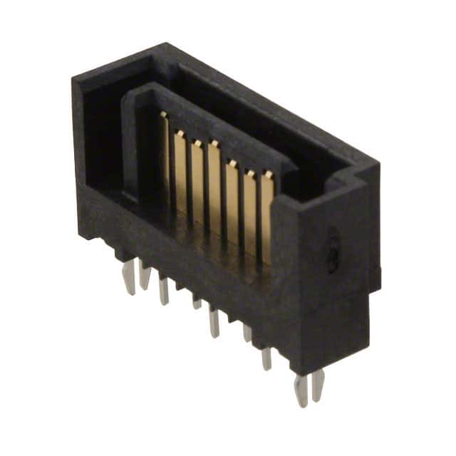 5607-5102-SH CONN SATA PLUG 7POS SLD PCB