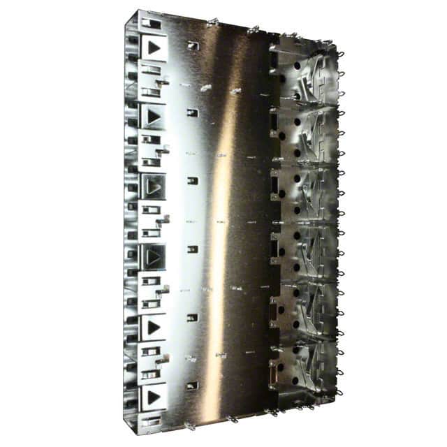 U77-A6114-2001 CONN SFP CAGE 1X6 PRESS-FIT R/A