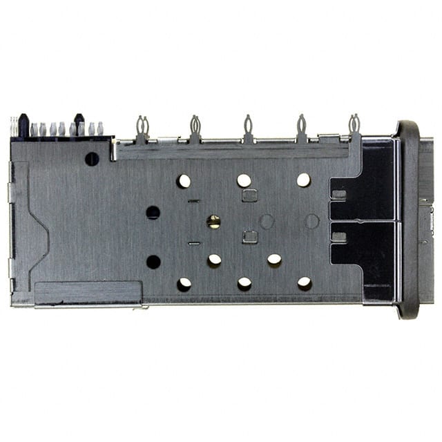 0760900001 CONN SFP+ RCPT W/CAGE 2X1 40P RA