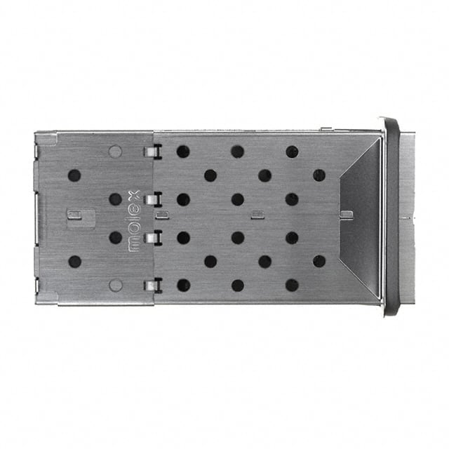 0760910001 CONN SFP+ RCPT W/CAGE 2X2 80P RA
