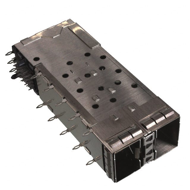0760440001 CONN SFP+ RCPT W/CAGE 2X1 40P RA