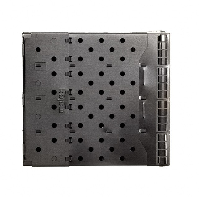 0760460001 CONN SFP+ RCP W/CAGE 2X4 160P RA