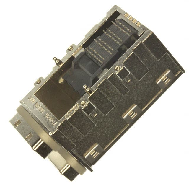 0757580101 CONN SAS RCPT W/CAGE 2X1 52P R/A